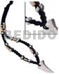 35mmx25mm Kabibe Shell Fang Pendant