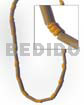 Bamboo Tube Bright Yellow 4-5