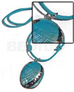 Glistening Turquoise Abalone In Matching