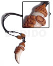 50mm Cowrie Tiger Shell Fang
