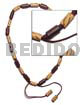 Macramie Bamboo Nat/brown Wood Burning