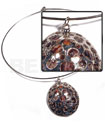 Silver Hoop Oval Limpit Shell