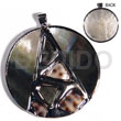Round 50mm Blacklip/cowrie Tiger Combination
