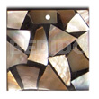 Flat 20mmx20mm Square Black Resin