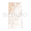 Flat 20mmx40mm Rectangle Green Shell
