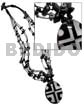 3 Rows Wax Cord Buri,wood
