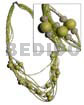 5 Rows Graduated Multilayered Lime