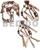 4 Layers Cut Beads Brown