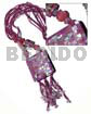 4 Rows Glass Beads, 2-3mm