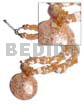 3 Layers Glass Beads/pink Rose