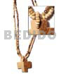 2 Rows Coco Pokalet Nat/tiger.beads