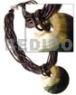 10 Rows Black Coco Heishe