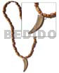 Mahogany Cylinders Wood Beads Combination