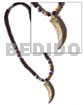 4-5mm Black Coco Heishe Wood