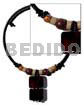 Black 2-3mm Coco Heishe Wire