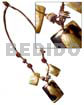 40mmx35mm Sq. Brownlip Tiger Pendant