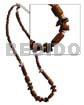 2-3mm Nat. Brown Coco Heishe