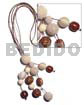 Tassled 15mm/20mm/25mm Round Wrapped Wood