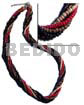 10 Rows - 2-3mm Black/nat.