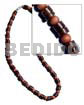 7-8mm Nat. Brown Coco Heishe