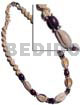 Twisted Macrame Wood Beads And