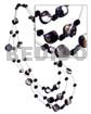 Floating Black Kabibe Shell Nuggets