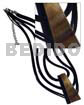 50mmx18mm Triangular Laminated Blacklip Pendant