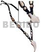45mmx20mm Kabibe Shell Fang Pendant
