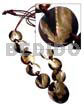 10 Pcs. 35mm Round Brownlip