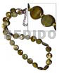 Laminated 10mm Round Kabibe Shells