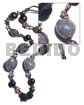 15mm Woods Beads, Glitter Wraps