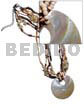 45mm Round MOP Shell Pendant