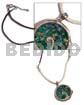 Sliced Shell Pendant Crushed Limestones