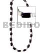 4-5mm White Clam Black Wood