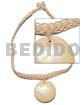 Macrame Choker 40mm Round Green