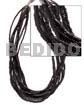 8 Rows Fine Black Glass