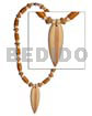 Bayong Wood Tube Saucer Palmwood/2-3