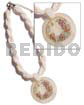 12 Rows White Twisted Glass