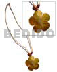 40mm Brownlip Flower In Wax