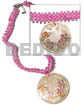 Clear & Pink Glass Beads