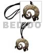 45mm Carved Blacklip Lizard In