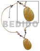 40mm Oval MOP Pendant Pearl