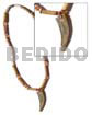 Bamboo White Clam Heishe &