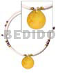 White Clam 3-4mm Wire Choker