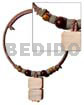 Mocca 2-3mm Coco Heishe Wire