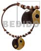 40mm Blacktab/MOP Yin Yang Pendant