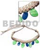 Macrame Choker Dangling Multicolored Hammershell