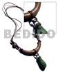 75mmx15mm Bayong Wood Pendant Dangling