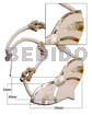 Choker / 4-5mm White Clam