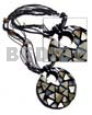 60mm Round MOP Chips Inlaid